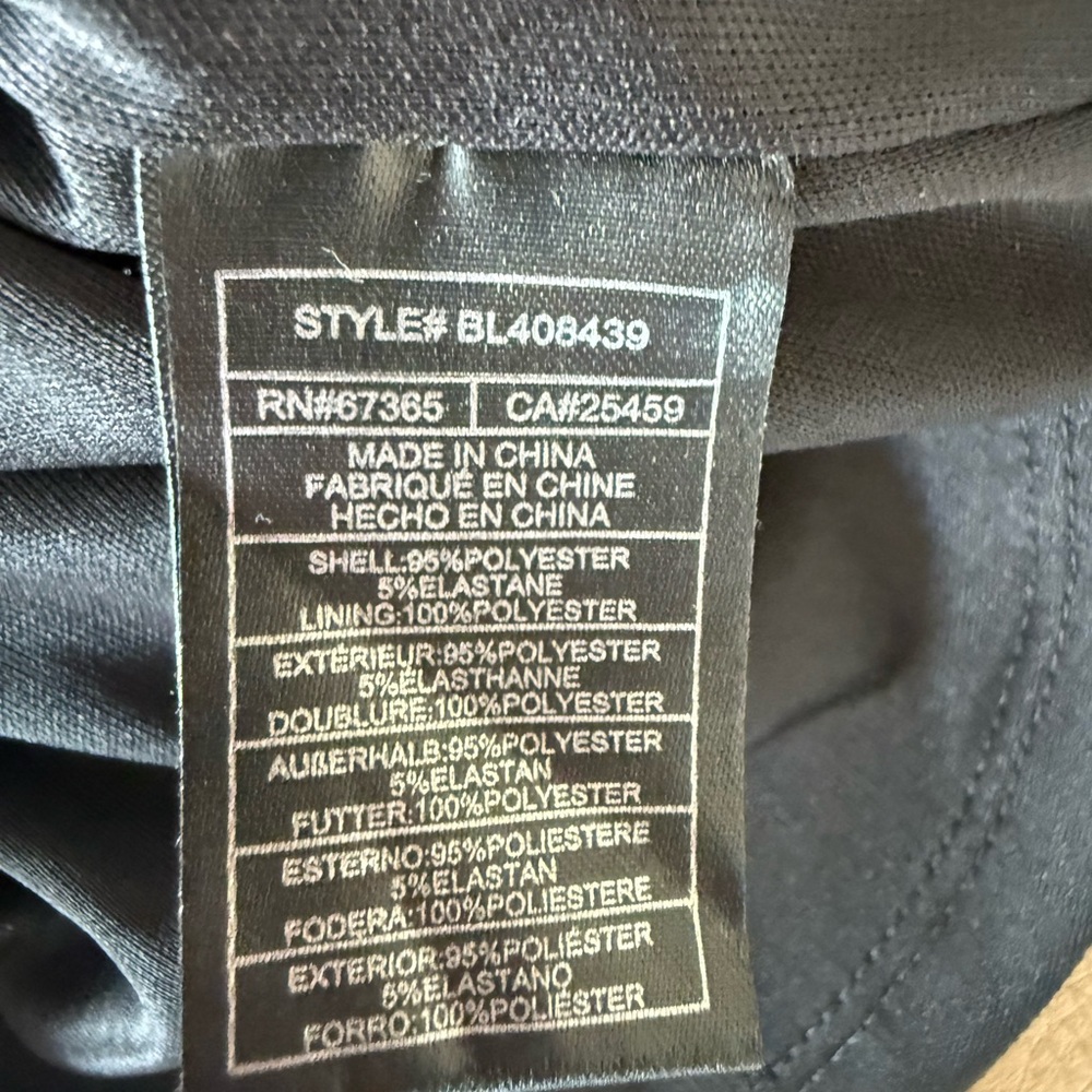 Aqua Sparkling Black Long Sleeve Dress - Picture 4 of 5